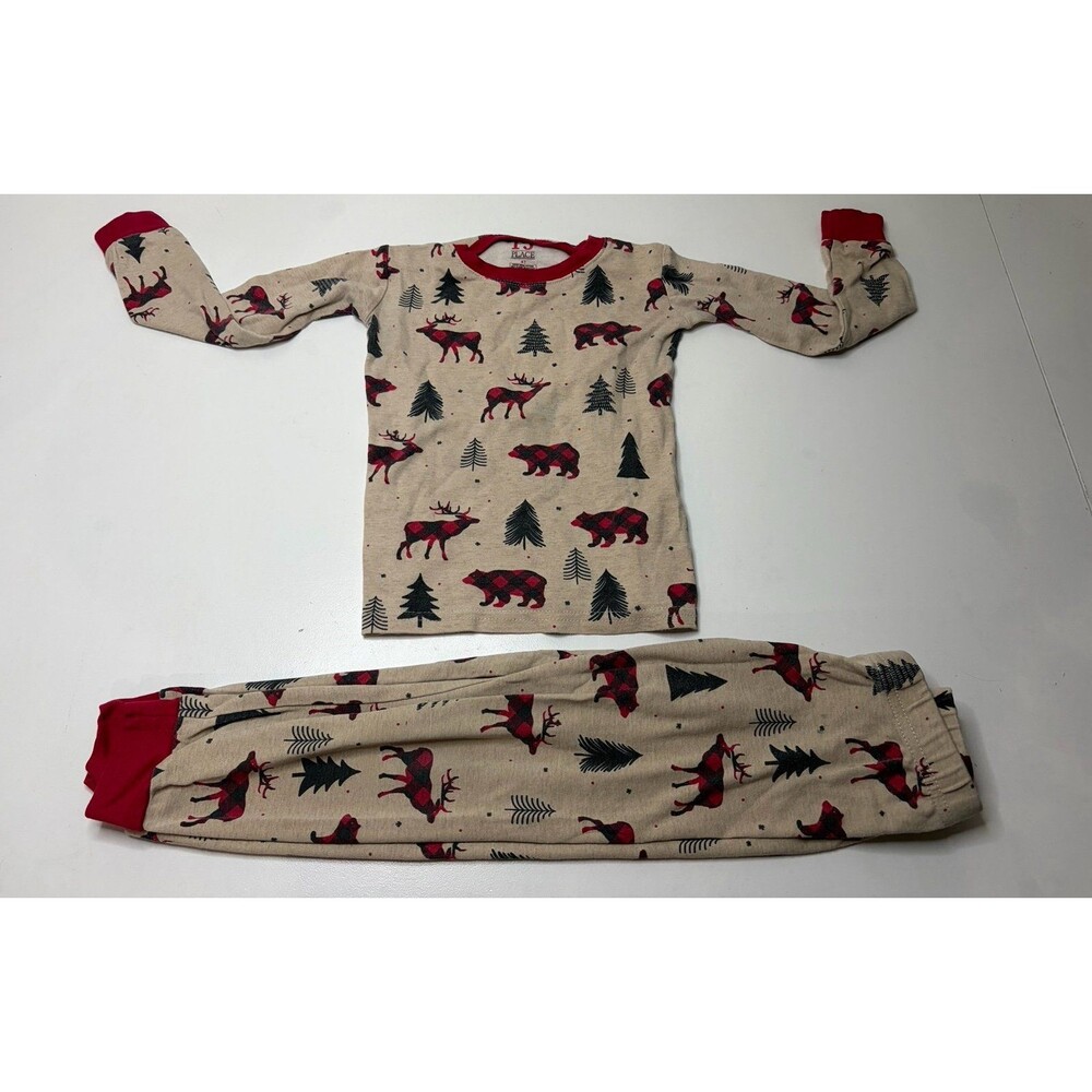 Boys Deer & Bear Pajama Set